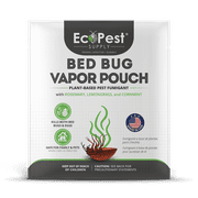Bed Bug Vapor Pouch | Natural Bedbug Killer for Treating Luggage, Mattress, Beds, Couches, and More | Home Pest Fumigant and Fogger for Indoor Treatment of Bed Bugs | Kills Bed Bugs and Eggs