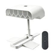 Bed Cooling Fan Under Sheets,Under Sheet Bed Air Circulator,Air Cooler,with 5 Speeds & Remote Control,Adjustable Height,6000mah+ Rechargeable,Quiet and Energy Saving