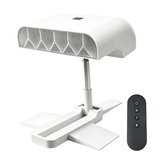 Bed Cooling Fan Under Sheets,Under Sheet Bed Air Circulator,Air Cooler,with 5 Speeds & Remote Control,Adjustable Height,6000mah+ Rechargeable,Quiet and Energy Saving