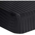 thumbnail image 1 of Bed Cot Fitted Sheet - 30" x 75" Black Stripe - 1 Qty Cot Fitted Sheet Only - Cot Size Mattress 4"-8" Deep - Perfect for Narrow Twin/Cot Size/Rv Bunk/Guest Bed/Camping Cot, 1 of 6