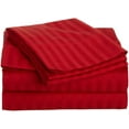 thumbnail image 1 of Bed Cot Fitted Sheet - 30" x 75" Red Stripe - 1 Qty Cot Fitted Sheet Only - Cot Size Mattress 4"-8" Deep - Perfect for Narrow Twin/Cot Size/Rv Bunk/Guest Bed/Camping Cot, 1 of 6