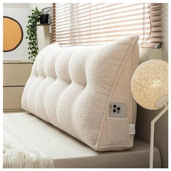 Bed Cushion Backrest, Triangular Headboard Backrest for Daybed ...