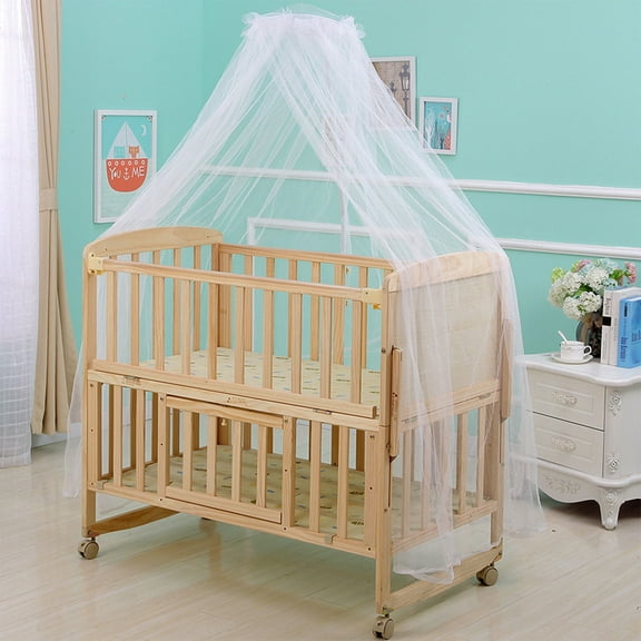 Bed Dome Cot Net Canopy Curtains for Beds Portable Netting (Without Stand) for Toddler Infant Baby Bed