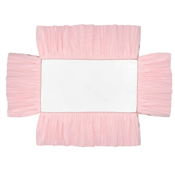 Bed Dust Cover Easy Installation Baby Crib Bed Skirt Soft Elastic Toddler Crib Bedding Skirt for Bedroom