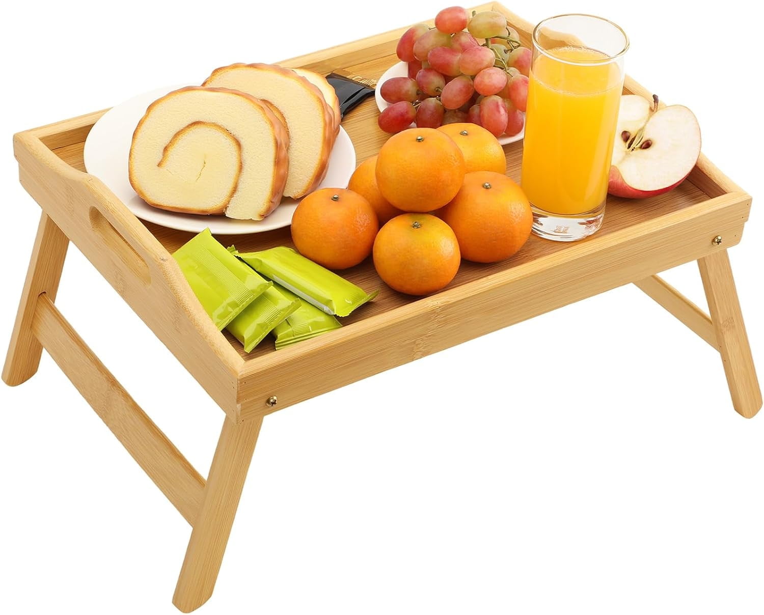 Bed Food Tray with Folding Legs,19.6