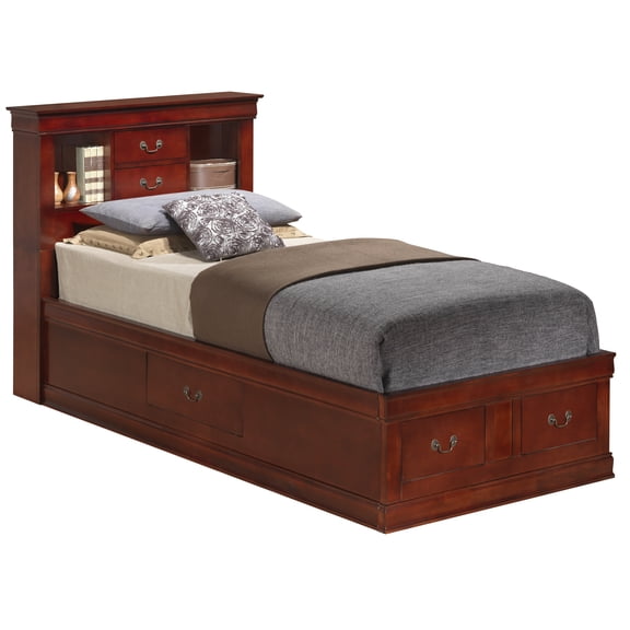 Bed Frame Charming Twin Storage Bed With Timeless Appeal