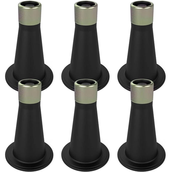 Bed Frame Feet 6 Pcs, Prevent Sliding Risers for Replace Wheels
