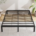 thumbnail image 1 of Bed Frame Full No Box Spring Needed,Heavy Duty Metal Platform Bed Frame with Storage Space, 1 of 9