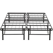 Bed Frame Full Size Heavy Duty Non-Slip Bed Frame with Steel Slat Support Durable and Strong Platform Metal Bed Frames Mattress Foundation No Box Spring Needed Noise-Free Underbed Storage