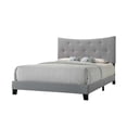 thumbnail image 1 of Bed Frame Gray Fabric Queen Bed, 1 of 7
