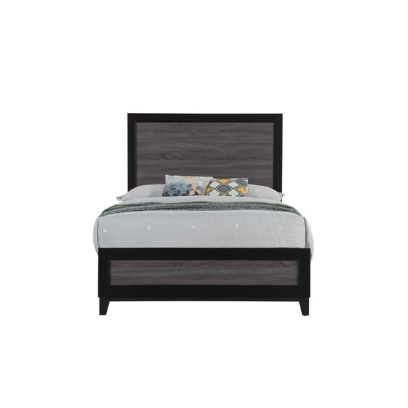 Bed Frame Grey And Black Full Bed