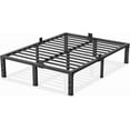 thumbnail image 1 of Bed Frame, Heavy Duty Support 3500 lbs Metal Platform, No Box Spring Needed/Noise Free/Non-Slip/Steel Slat Support/Easy Assembly, 1 of 13