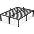 thumbnail image 1 of Bed Frame, Heavy Duty Support 3500 lbs Metal Platform, No Box Spring Needed/Noise Free/Non-Slip/Steel Slat Support/Easy Assembly, 1 of 13