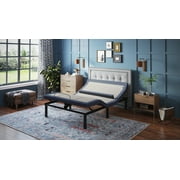 Bed Frame King Adjustable Bed Base with Head/Foot Tilt and Lumbar Position Adjustment