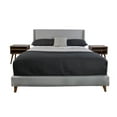 thumbnail image 1 of Bed Frame King Upholstered Bed With 2 Nightstands, 1 of 6