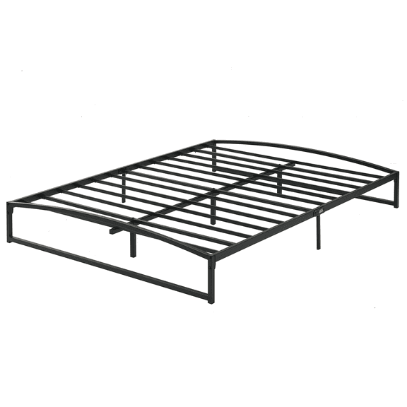 Bed Frame No Box Spring Needed, Low Bed Frame Full Size,Heavy Duty Metal Platform Beds with Sturdy Steal Slats,Easy Assembly