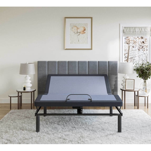 Bed Frame Queen Adjustable Bed Base with Massage and Head and Foot Position Adjustments
