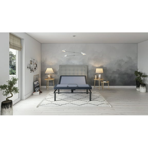 Bed Frame Queen Adjustable Bed Base with Three Vibration Modes and Head and Foot Position Adjustments