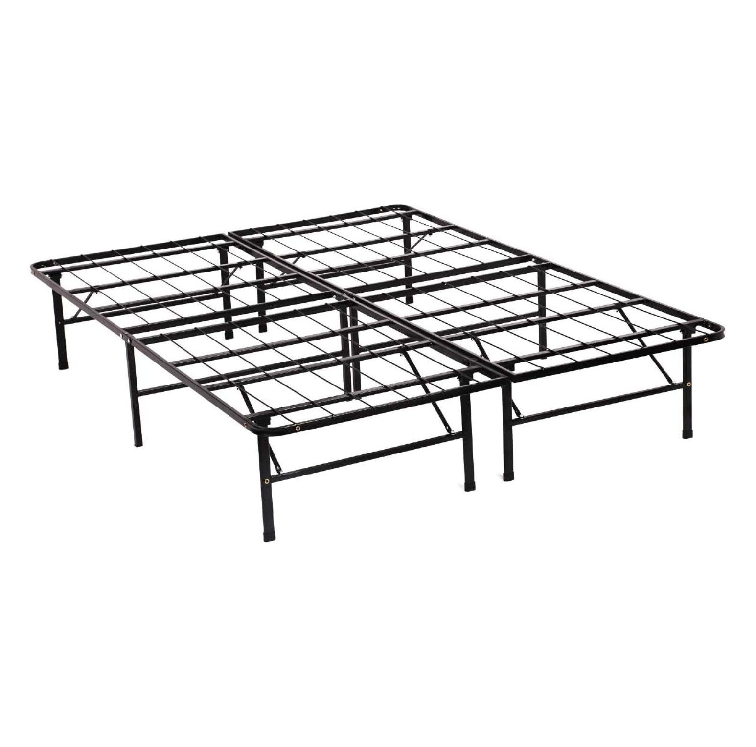 Bed Frame Queen Metal Platform Bed Frame 14 Inch High Mattress