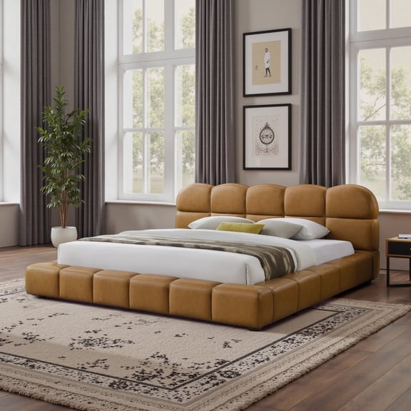 Bed Frame Roswell Luxurious King Size Platform Bed