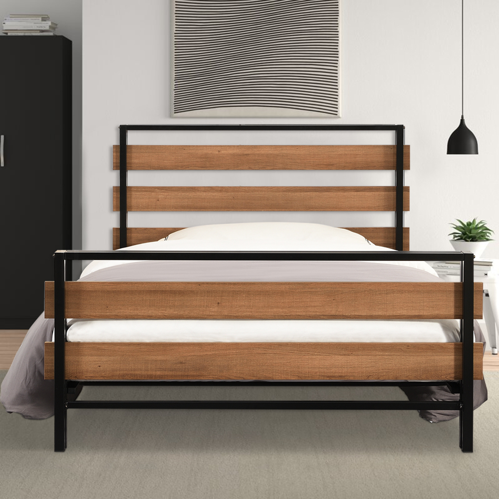 Bed Frame for Kids Teens Girls Boys, Bed Frame for Twin Bed No Box