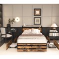 thumbnail image 1 of Bed Frame with 8 Drawers and Noise-Free Design / Stable and Solid for a Good Sleep, 1 of 2