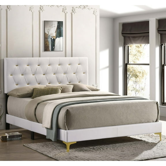 Bed Frames, James White Upholstered Queen Panel Bed, White Adjustable Bed Base,Upholstered Storage Beds Frames, Furniture Bedroom Furniture Beds, Frames & Bases James White Upholstered Queen Panel B
