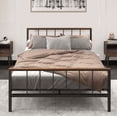 thumbnail image 1 of Bed Frames Metal Platform Bed frame with Headboard and Footboard,Sturdy Metal Frame,No Box Spring Needed(Queen),Adjustable Bed Base, 1 of 11