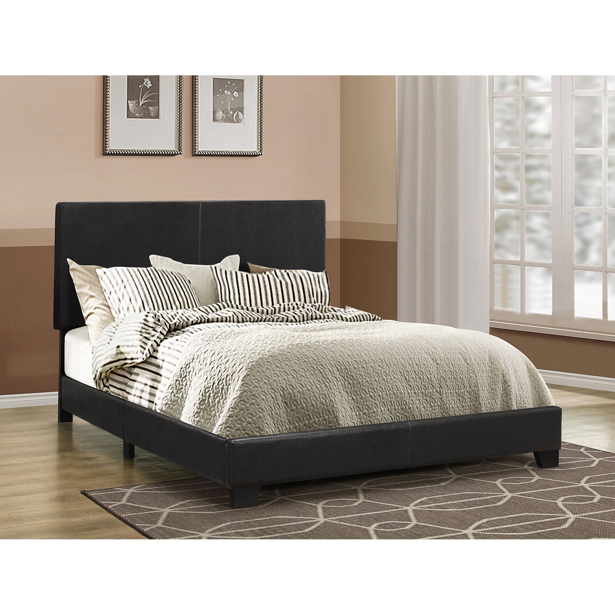 Bed Frames, Warwick Black Upholstered California King Bed, Black Adjustable Bed Base,Fabric,Solid Wood+Mdf Storage Beds Frames, Furniture Bedroom Furniture Beds, Frames & Bases Warwick Black Upholst
