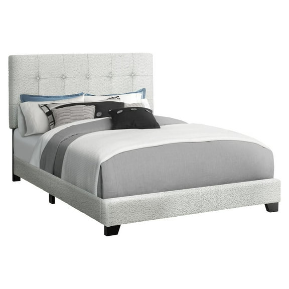 Monarch Bed, Full Size, Bedroom, Upholstered, Frame Only, Transitional
