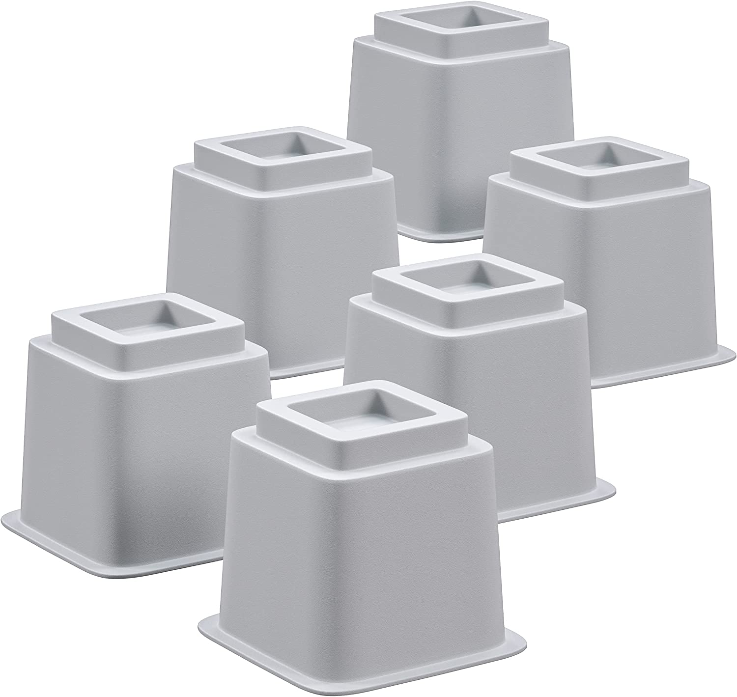 Bed Furniture Risers 5 inch, Heavy Duty Bed Lifts in Heights of 5 Inch