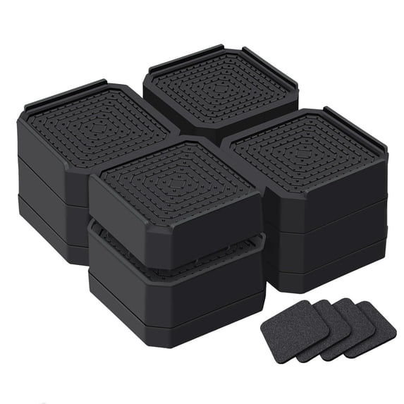 Fixture Riser Blocks TKYHRMAS Bed Risers Heavy Duty, Adjustable Furniture Riser Blocks ...