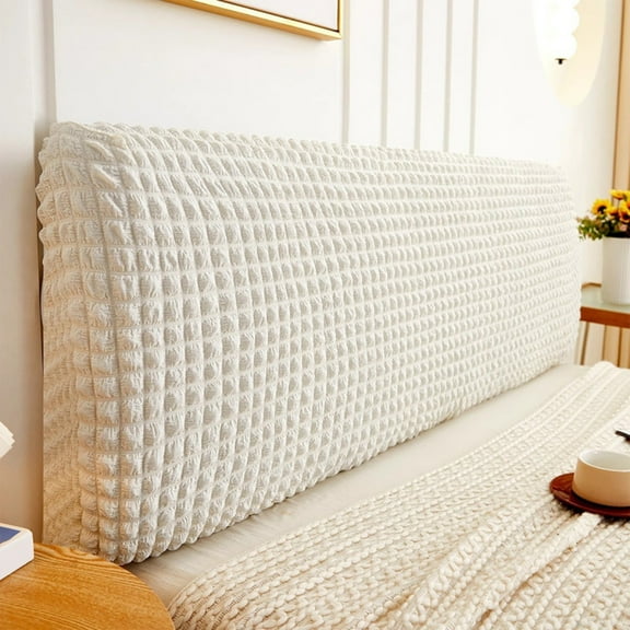 Bed Headboard Protector, Bed Headboard Cover, All-Inclusive Headboard Cover, Dustproof Headboard Slipcover, Home Decoration Bed Headboard Cover, for Upholstered Bedroom Headboard
