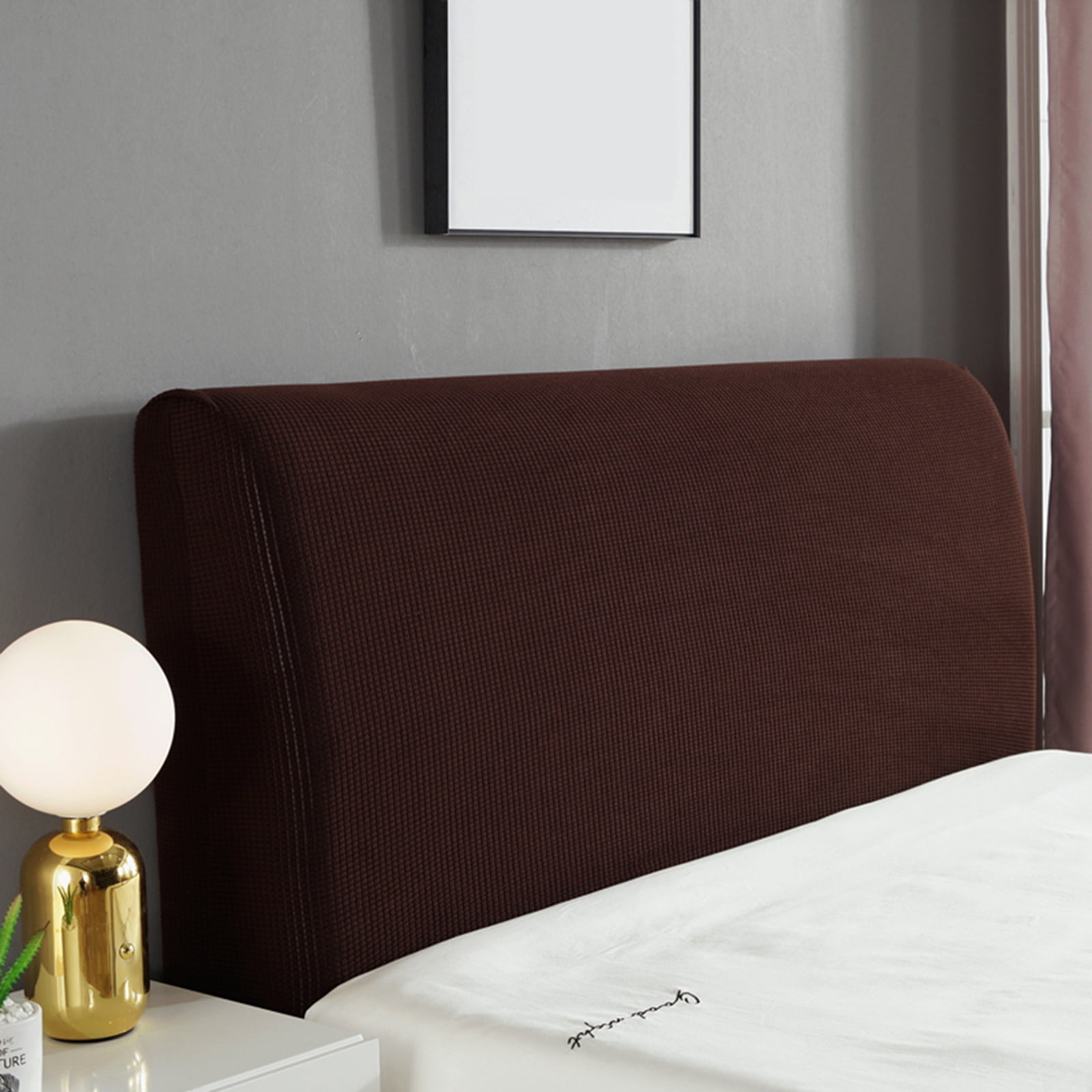 Bed Headboard Slipcover, Stretch Bed Headboard Cover, Thick Fabric