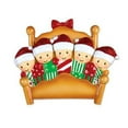 thumbnail image 1 of Bed Heads Family of 5 Personalized Christmas Ornament DO-IT-YOURSELF, 1 of 2