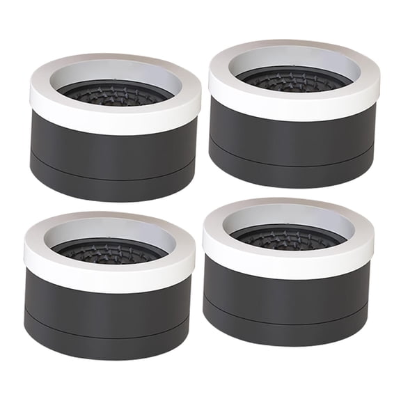 Bed Heavy Duty Furniture for Sofa Table Couch Lift Height of 1.77 Inches, Bottom Pad Floors Set of 4 Black