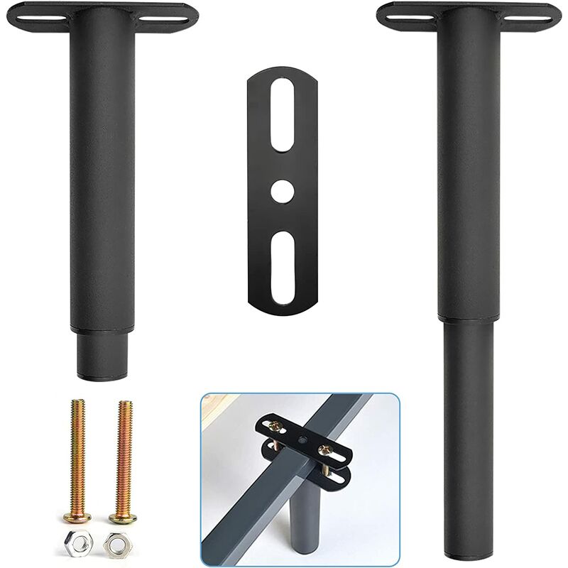 Bed Legs Adjustable Retractable Sturdy Bed Frame Metal Support Legs