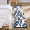 thumbnail image 1 of Bed Long Carpet Bed Rug 72x23.5In Indoor Non-Slip Durable Carpet Floor Mat Runner Rug Bedroom Hallway Carpet Machine Washable Super Beautiful Leaves, 1 of 8