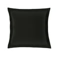 thumbnail image 1 of Bed Maker's Tailored Euro Pillow Sham, Black, 1 of 6