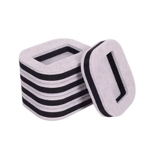 Bed Noise Stoppers Furniture Wheel Caster Cups 8.1x7.1x1.5cm, Floor Pads for Furniture Wheels, Eva Fixed Castors for Wood Floor Protection