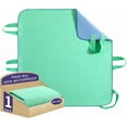 thumbnail image 1 of Bed Pad with Handles 34x36 Quick-Drying, 6-Handle Incontinence Bed Pads – Washable, Waterproof, Reusable Pads for Elderly, Bedridden, Transferring, & Mattress Protection, 1 of 6