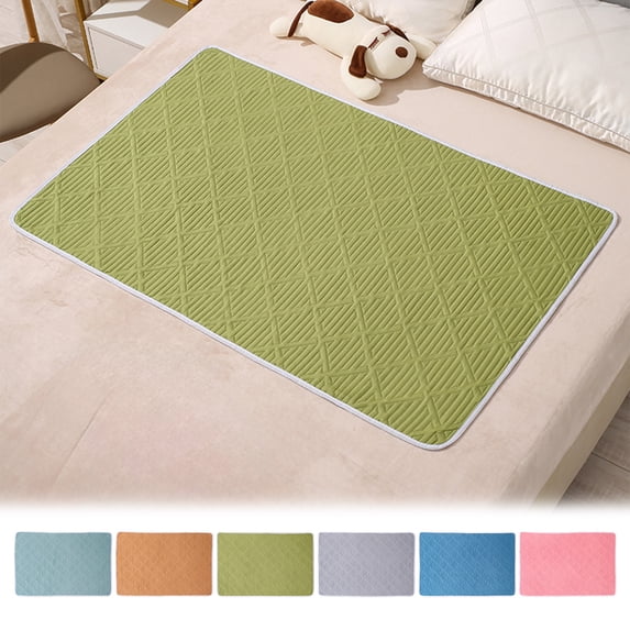 Waterproof Washable Bed Pad for Incontinence Protection, Adult Bedwetting Pad, Reusable Nursing Pad for Home & Hospital Use