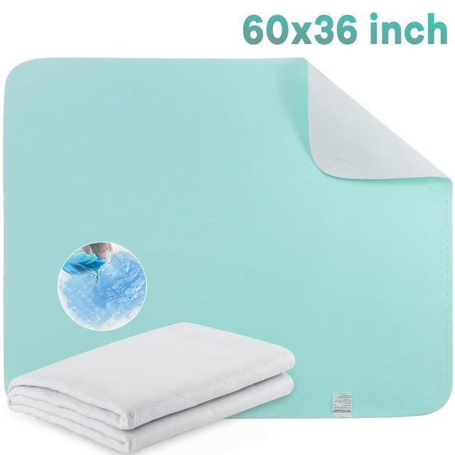 Bed Pad,ZPL Incontinence Reusable Bed Pad,Heavy Absorbent Waterproof