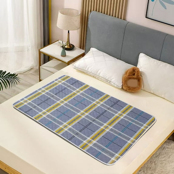 Bed Pads 60x40" Large Waterproof Washable Reusable Bedwetting Mattress Protector Incontinence Bedwetting Pads Kids Adults Elderly Anti-Slip Pee Pads Couch Sofa Floor Pads Mattress Protector