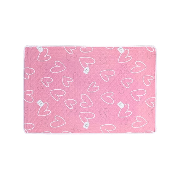 Bed Pads Washable Waterproof,Bed Pads,Incontinence Bed Pads,Crib Mattress Protector,Waterproof Mattress Protector,Washable Pee Pads For Dogs,Bed Wetting Pads(Pink 1pc 60*40in)from ANMUYUM