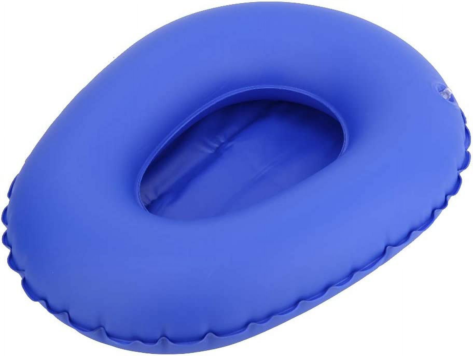 Bed Pan, Premium PU Inflatable Bedpan Bed Potty Portable Anti Bedsore