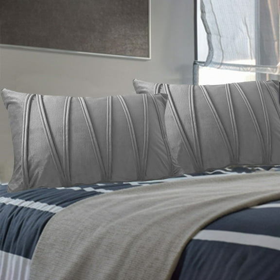 Bed Pillow Covers Fuzzy Decorative Pillow Cases,Press Rope Strap Pillow Shams,Breathable Washable Removable Pillow Towel,Soft and Comfortable Pillowcases for Couch Bed Sofa Living Room