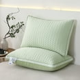 thumbnail image 1 of Bed Pillow, Hotel Quality Pillow for Sleep, Breathable Fiber Fill, Cool and Supportive, Home and Guest Room Use, For Adults Seeking Comfort, 1 of 6