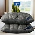 thumbnail image 1 of Bed Pillows 2-Pack Luxurious Hotel-Quality Pillows,Resistant to Flattening, All-Season, 1 of 8