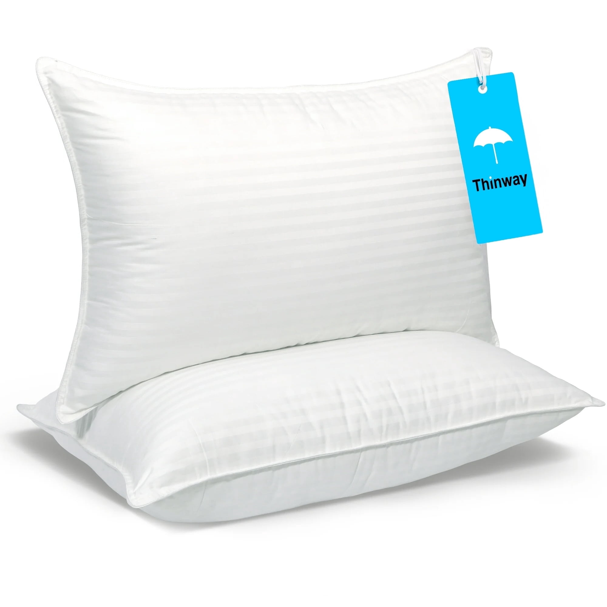 Luxury Hotel Queen Pillows (2-Pack) – Cooling Cover & Support